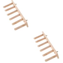 Scratchers 2x Platform Cat Ladder for Indoor Cats Cat Step Cat Wall Steps Cat Climbing Shees Wall Mounted Cat Furniture Cat Stairs