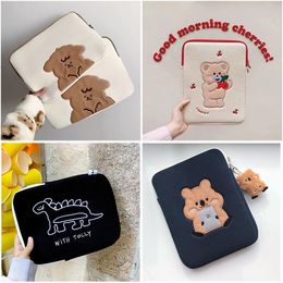 Backpack Ins Cherry Bear Liner Bag for Mac Ipad Pro 11 12.9 Air 4 Xiaomi Mi Pad 5 Tablet Case 13 13.3 15 Inch Laptop Inner Sleeve Pouch