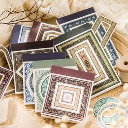 8packs/LOT Baroque Window Series Retro Paper Message Memo Pad