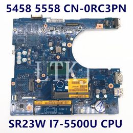Motherboard CN0RC3PN 0RC3PN RC3PN For Dell Inspiron 3458 3558 5458 5558 5758 AAL10 LAB843P With I75500U CPU Laptop Motherboard 100% Test