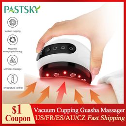 Relaxation Electric Vacuum Massager Body Suction Cup Cupping LCD Display Guasha Scraping IR Meridian Magnetic Therapy Fat Burner Slimming