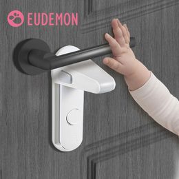 Baby Locks es# EUDEMON Door Lever Lock Proofing Handle Childproofing Knob Easy to Instal and Use VHB Adhesive 230601