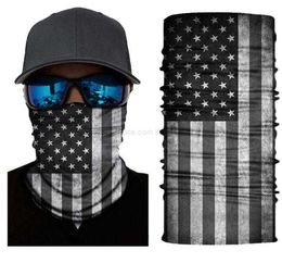 USA American Flag National Bird Print Magic Scarves carf Multifunctional Face Mask Outdoor Sports Wristband sweatband Anti-mosquito Dustproof Cap