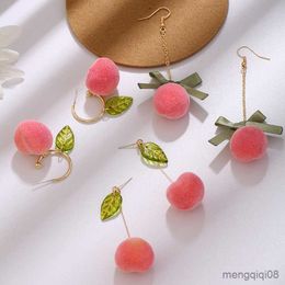 Charm Trendy New Earrings For Women Cute Sweet Pink Tassel Party Jewellery Gift R230603