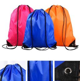 dustproof Dry Bag Children Clothing Shoes School Drawstring Frozen Sports Fitness PE Dance Backpack packs Women colllect Bag Shopping Bags
