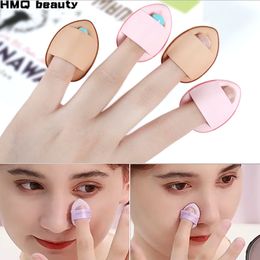 Sponges Applicators Cotton 50100Pc Mini Finger Puff Set Concealer Foundation Air Cushion Cosmetic Sponge Dry Wet BB Cream Applicator Makeup Tool Wholesale 230602