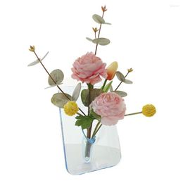 Vases Simplicity Vase Decor Acrylic Flower Container Elegant Desktop Plant Holder Ornamental