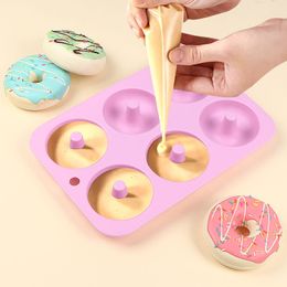 Donut Pan Silicone Donut Baking Pan,Donut Mold for Doughnut Cake Biscuit Bagel Mini Candy Chocolate Tray 122907