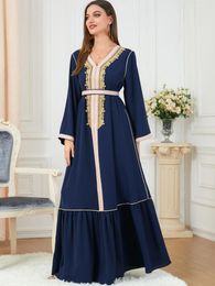 Ethnic Clothing Eid Muslim Modest Dress For Women Ramadan Arabic Abaya Islamic Evening Party Jalabiya Marocain Clothes Turkish Moroccan