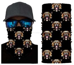 Outdoor Fishing Cycling Magic Face protective Masks Tube Neck Gaiter Warmer Breathable Bandana Headwear Buffs seamless cooling Head wraps sweatband