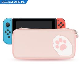 Bags GeekShare Official Nintendo Switch Carrying Case Travel Portable Storage Hard Bag For Nintend Switch Oled Game Console Joycon