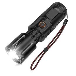 Powerful 30W XHP50 LED Flashlight Rechargeable Aluminum Torch Light Handled Long Range Tactical Flashlight Zoomable Hunting Lamp Alkingline