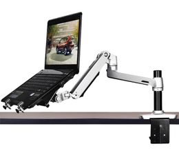 Stand V62CT / XSJ8012CT Aluminium Alloy Desktop Mount Dual Use 1727 inch Monitor Support 17 inch Laptop Holder Mechanical Spring Arm