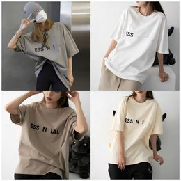 Camisas de grife camiseta Essent Street Casual camiseta Essentiel Loose Men Women Summer Luxury essen Tshirts Chest Print Tops Tees essentiel T-shirt HO20