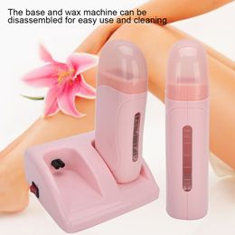 Epilator Pink Double Waxing Heater Mini Hair Removal Handheld Wax Wax melt Machine Professional Tools In Beauty Salon 230602
