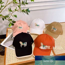 High Quality Colour Horse Embroidery Baseball Cap Lovers Wild Simple Casquette Sports Sunhat Tide Top quality