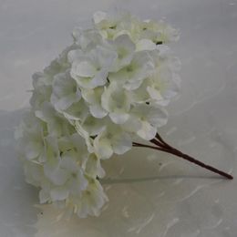 Decorative Flowers 10pcs/lot Peony Rose Flower For Party Luxury 6 Heads Artificial Hydrangea Silk DIY Decoration Home