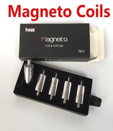 Yocan magneto катушка керамическая замена восковой головки с магнитной крышкой Dab Tool Pure Alavon Fit Magnetic WAP Kit 100 Original5693932