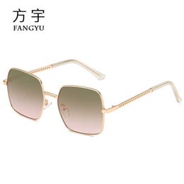 New Square Fashion Xiaoxiangjia Bag Online Red Street Photo dita Sunglasses for women Can Be Paired with Necklace Style Antireflection
