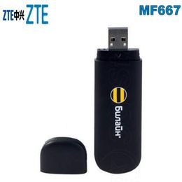 Modems Unlocked ZTE MF667 3G Dongle 21Mbps Wireless 3G Modem WCDMA 2100/850Mhz USB MODEM Mini Hotspot for laptop PK HuaweiE3131 E369