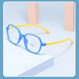 Sunglasses DOISYER 2023 Candy Color Blue Proof Children's Glasses Simple Fashion Personalized Anti Light