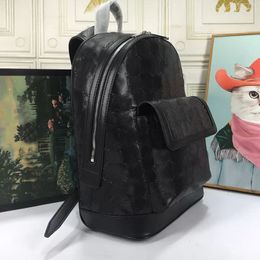 2023 Men Women Backpack Shoulder Bag Handbag Classic Letter Genuine Leather Black Colour Backpacks Large Capacity Travel Duffle Bags