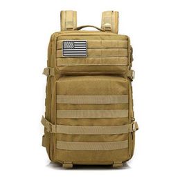 Outdoor Bags Backpack Tactical Gear Molle Bag Camouflage Military Large Capacity 45L Camping Hiking Backpacks Outdoro waterproof Traveling Duffel Bag Alkingline