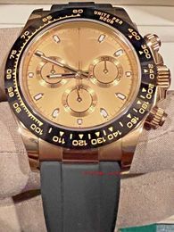 Oysterflex Yellow Gold Champagne Dial 116518LN -Fashion brand automatic waterproof sapphire men's watch