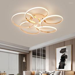 Chandeliers Modern Chandelier Light Lustre Gold/Chrome Plated Ceiling Bedroom Living Room Decoration Led Lighting