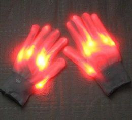 LED Gloves Halloween Cosplay Ghost skull Glove Lighted Toy Props Party costumes Light up Gloves christmas Lighting flashling gloves