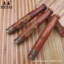 Smoking Pipes Red sandalwood filter cigarette holder Solid wood washable filter cigarette holder