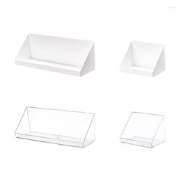 Storage Boxes Cabinet Cosmetic Box Wall Mounted Organizer Oblique Rack Desktop Tray Holder Makeup Bathroom Shelf