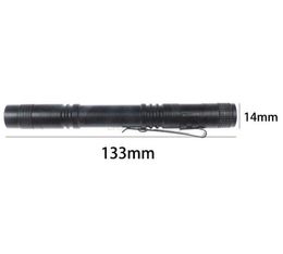 Mini Portable Pen Flashlight Pen Light LED Flash Light Torch Single Mode Flashlight Torch For Outdoor Camping