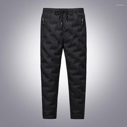 Men's Pants Mens Plus Size 8XL Winter Thick Warm Padded Windbreaker Underwear Outdoor Sportswear Man Large Windproof Trousers