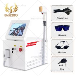 Beauty Salon White 755nm 1064nm 808nm RF Equipment Hair Removal Machine 3 Wavelength Painless Diode Laser for Removal Results Face Body