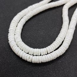 Beads Natural Sea Shell Round Flat White Personality Bohemian Bracelets Necklaces Earrings Jewellery Making