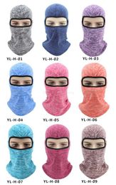 winter fleece hood hat Thermal Warm Balaclava masks wind-proof motorcycle bike cycling helmet lined hats tactical hunting snow beanie hat