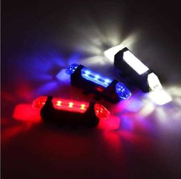 Mini USB charging bike tail lights waterproof outdoor cycling bicycle safety caution light 4 mode switch taillight lamp riding accessary