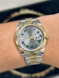 Luxury Wristwatch BRAND NEW Men's Automatic Watches Datejust Wimbledon Jubilee Bracelet Watch 126334