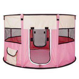 Cages Outdoor Dog Cat Kennels Fences Pet Tent Houses for Small Large Dogs Foldable Playpen Indoor Puppy Cage Dog Crate Delivery Room