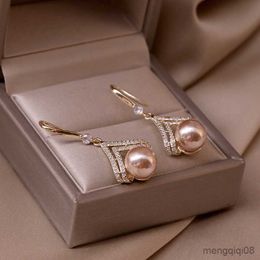 Charm Fashion Luxury Jewellery Pearl Dangle Earrings Women Wedding Party Gifts style Earring women Pierced Ears Popular Products R230603