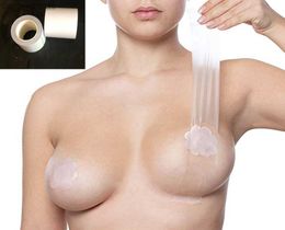 Clear Booby Tape Bras For Women Adhesive Invisible Bra Nipple Pasties Cover Breast Lift Tape Push Up Bralette Strapless Sticky L230523