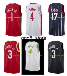 qq88 4 Jalen Green Custom Basketball Jersey Houstons Jabari Smith Jr Rocket Jersey Tari Eason Hakeem 34 Olajuwon TyTy Kevin Porter Eric Gordon Alperen Sengun Screen P