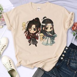 Womens t Shirts Mo Dao Zu Shi Shirt Women Manga Harajuku Funny Tee Girl Designer Y2k Clothes