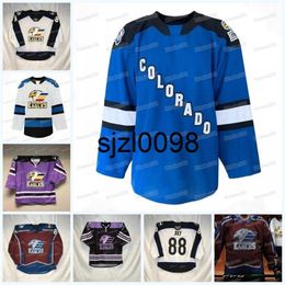 Sj98 Colorado Eagles Hockey Jersey AHL Custom Women Youth Justin Barron Ryan Wagner Andreas Wingerli Roland McKeown Cal Burke