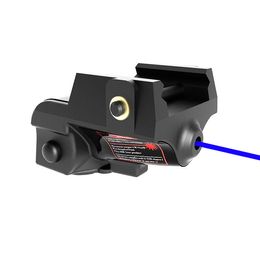 Tactical LS-L3 Rechargeable Red Green Blue Dot Aiming Laser Pointer Sight Fit Taurus G2C G3C Glock 17 20mm Picatinny Rail- Blue Laser