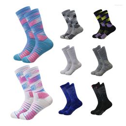 Men's Socks Men's Soccer Outdoor Sports Sock Breathable For Camping Hiking Trekking Trail Running Cycling Sox Chaussette Homme