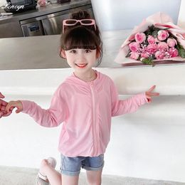 Coat Lenoyn Children's Hooded Sun Protection Clothing Summer Outdoor Anti-mosquito Girls Babys Long-sleeved Thin