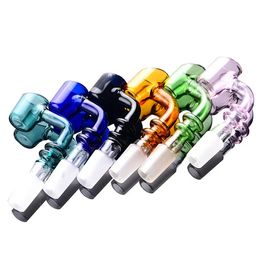 glass banger 14mm 18mm male female colorful glass bowl smoking accessories water bongs pipe dab rig