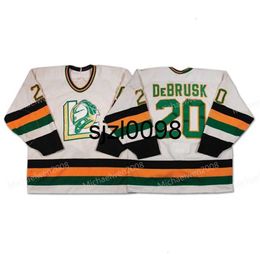 Sj98 Men CHL London Knights OHL 20 Louie DeBrusk Jersey All Stitched Louie DeBrusk Top Quality Hockey Jerseys